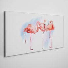 COLORAY.SK Obraz canvas Zvieratá vtáky plameniaky 140x70 cm
