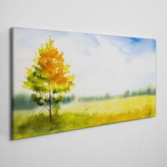 COLORAY.SK Obraz canvas Abstrakcie strom nebo 120x60 cm