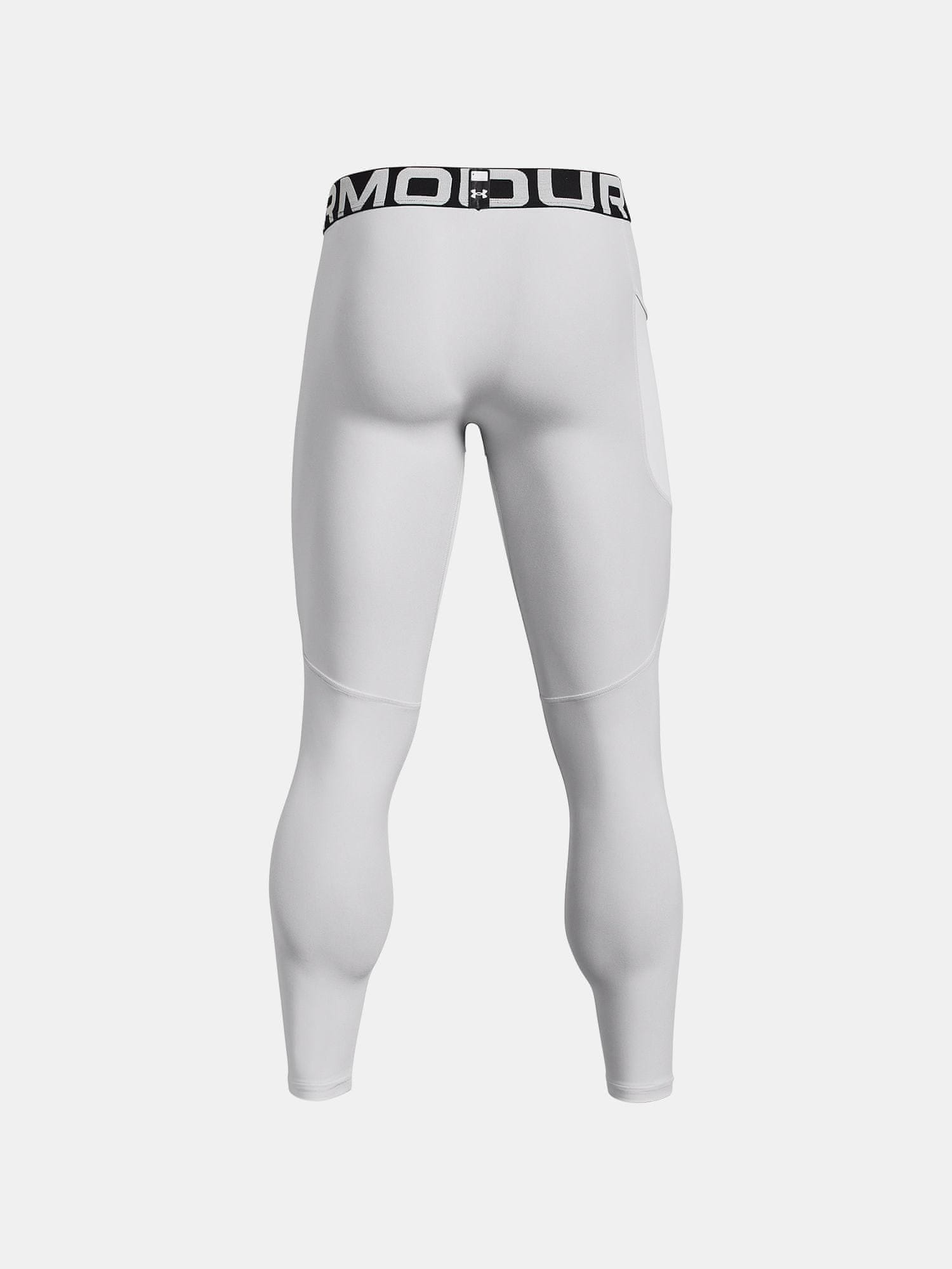 Kompresné legíny Under Armour UA HG Armour Prtd - čierne/červene