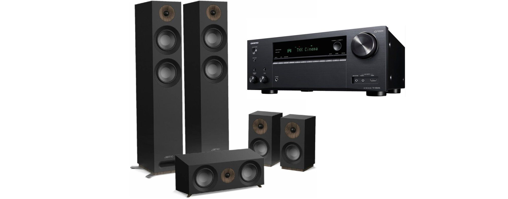 výkonný síťový av receiver onkyo tx-nr696 7.2kanálový 175 w výkon hd formáty dolby atmos dts: x hifi 7 hdmi vstupů 2 hdmi výstupy 4k/60p hdcp2.2 hdr hlg bt.2020 arc chromecast airplay bluetooth tidal wifi