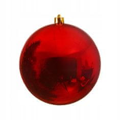 Kaemingk Vianočná ozdoba na stromček nerozbitná červená 20 cm