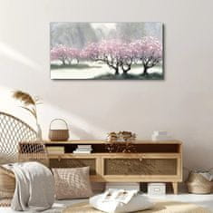 COLORAY.SK Obraz canvas Zimné sneh strom kvety 100x50 cm