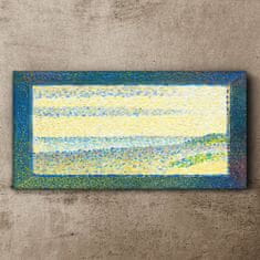 COLORAY.SK Obraz Canvas Seascape Gravelines Seurata 140x70 cm