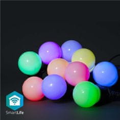 Nedis Párty osvetlenia SmartLife LED, Wi-Fi, RGB, 10 LED, 9 m, Android / IOS