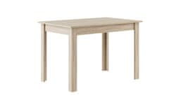 VerDesign VALENT jedálneský stôl 110x80-biele drevo