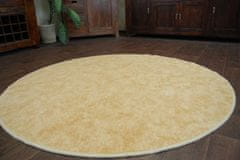 Dywany Lusczów Guľatý koberec SERENADE Graib zlatý, velikost kruh 133