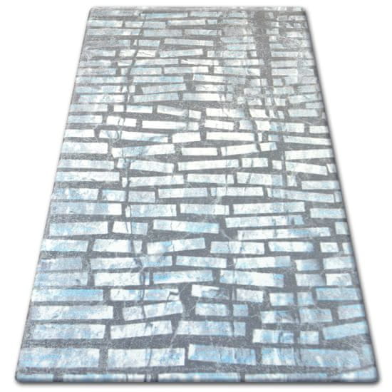 Dywany Lusczów Kusový koberec AKRYLOVÝ PATARA 0244 krémový/tyrkysový