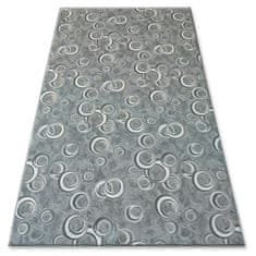 Kusový koberec DROPS Bubbles zelený, velikost 100x200