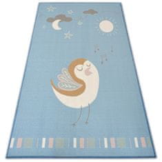 Dywany Lusczów Kusový koberec LOKO Bird modrý, velikost 160x220