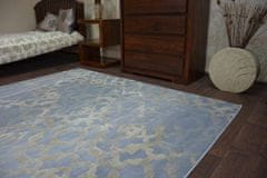 Dywany Lusczów Kusový koberec DROP JASMINE 454 hmla/svetlomodrý, velikost 200x290