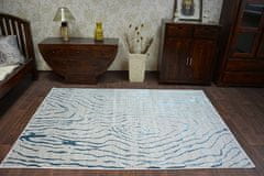 Dywany Lusczów Kusový koberec MANYAS Egia sivo-modrý, velikost 160x230
