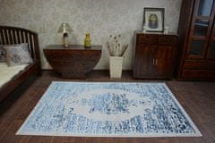 Dywany Lusczów Kusový koberec MANYAS Mariet sivo-modrý, velikost 200x300
