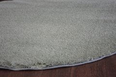 Dywany Lusczów Okrúhly koberec SHAGGY MICRO zelený, velikost kruh 120