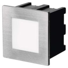 EMOS EMOS LED orientačné vstavané svietidlo 80 × 80, 1,5W teplá biela IP65 1545000090