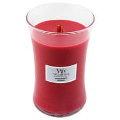 Woodwick Sviečka oválna váza , Granátové jablko, 609.5 g