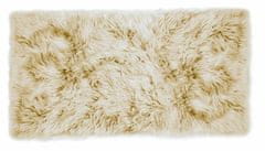 KONTRAST Kusový koberec s vysokým vlasom OMBRE 80 x 140 cm - horčicový