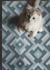 kobercomat.sk Vinylový koberec pre domácnosť Aztec geometrie 120x180 cm 