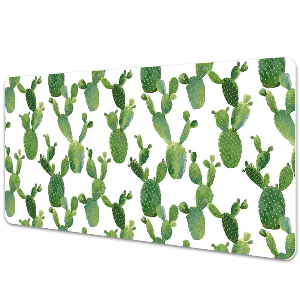 kobercomat.sk Ochranná podložka na stôl maľované kaktusy 100x50 cm 