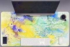 kobercomat.sk Podložka na písací stôl farebné škvrny 100x50 cm 