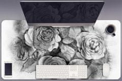 kobercomat.sk Ochranná podložka na stôl Black-a-biela ruža 100x50 cm 