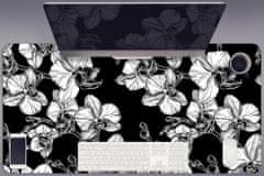 kobercomat.sk Podložka na písací stôl kvety negatívny 120x60 cm 