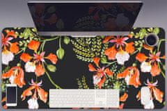 kobercomat.sk Pracovná podložka s obrázkom červené kvety 90x45 cm 