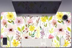 kobercomat.sk Pracovná podložka s obrázkom farebné kvety 100x50 cm 