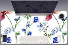 kobercomat.sk Pracovná podložka s obrázkom maľované kvety 90x45 cm 