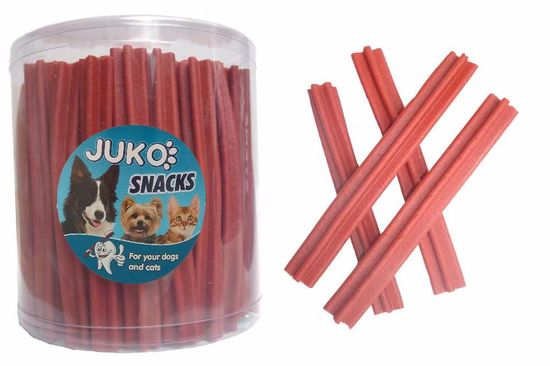 Juko Jerky kríž Hovädzie Snacks 12,5 cm (50 ks)