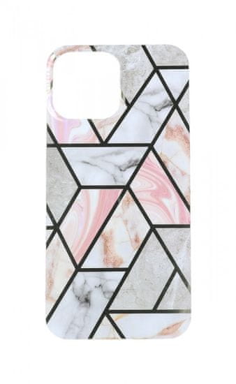Techsuit Kryt iPhone 13 Pro Max Marble Pink Hex 84490