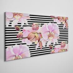 COLORAY.SK Obraz Canvas Orchidea kvetinové pruhy 120x60 cm