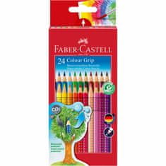 Faber-Castell Pastelky akvarelové Colour Grip 24 farebné set