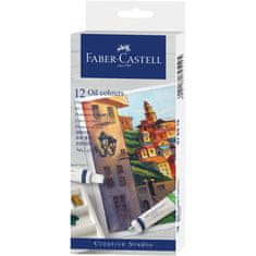 Faber-Castell Olejové farby v tube set 12 farebné 