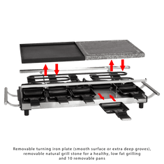 ProfiCook RG 1144 raclette gril pre 10 osôb