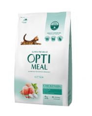 OptiMeal Superpremium Granule pre mačiatka kuracia príchuť 4 kg