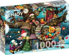 ENJOY Puzzle Rozprávkové Vianoce 1000 dielikov