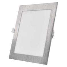 EMOS EMOS LED podhľadové svietidlo NEXXO strieborné, 22,5 x 22,5 cm, 18 W, teplá/neutrálna biela ZD2243