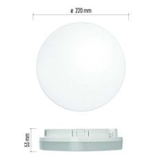 EMOS EMOS LED svietidlo s pohybovým čidlom TORI 22 cm, 15 W, neutrálna biela, IP54 ZM4328