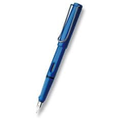 Lamy Safari Shiny Blue plniace pero hrot F