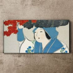 COLORAY.SK Obraz Canvas Ženy Kimono listy 120x60 cm
