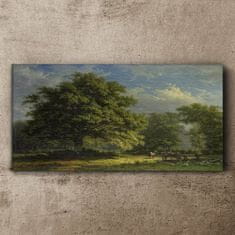 COLORAY.SK Obraz canvas Moderné lesné obloha kone 140x70 cm