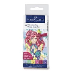 Faber-Castell Popisovač Pitt Artist Pen Manga 6 kusov, Shojo