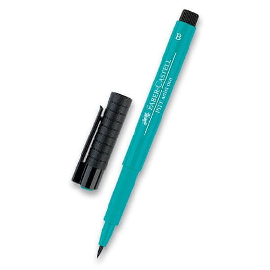 Faber-Castell Popisovač Pitt Artist Pen Brush - zelené odtiene 156