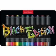 Faber-Castell Pastelky Black Edition set plech 36 farebné