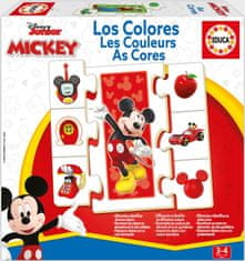 EDUCA Puzzle Mickey a priatelia: Učíme sa farby 6x7 dielikov