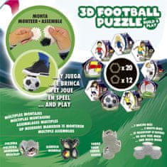 EDUCA 3D Puzzle Build&Play: Futbalová lopta 32 dielikov