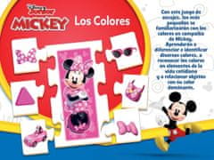 EDUCA Puzzle Mickey a priatelia: Učíme sa farby 6x7 dielikov