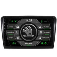 TomiMax 202 Android 13 autorádio Škoda Superb 2