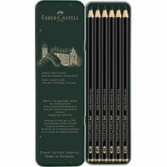 Faber-Castell Grafitové ceruzky Pitt Matt Set 6 - plech