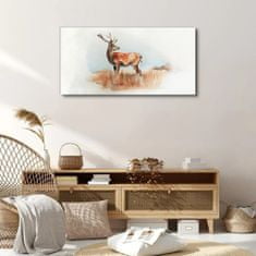 COLORAY.SK Obraz Canvas Akvarel Animal Deer 100x50 cm